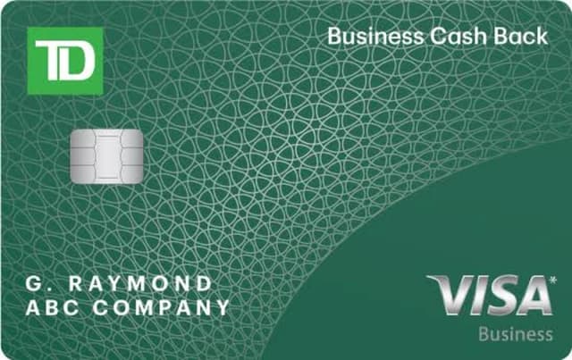 TD Cash Back Visa Card Business