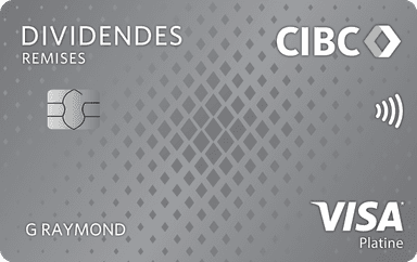 Carte Dividendes Platine CIBCᴹᴰ Visa