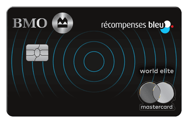 Carte Mastercardᴹᴰ BMO Récompenses Bleu World Eliteᴹᴰ